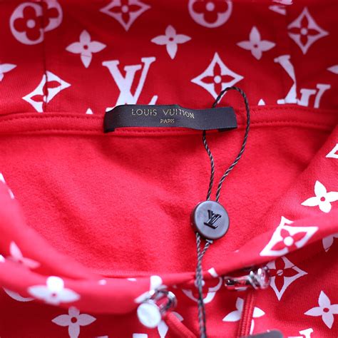 replica louis vuitton x supreme monogram cargo track pants|louis vuitton box logo hoodie.